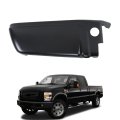 Right Side Rear Bumper Cover Without Sensor Holes For F250 F350 2008 2009 2010 2011 2012 2013 2014 2015 2016 Black Steel 
