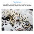 Uxcell Thread Tap Metric M3 X 0 5 Titanium Coated Cobalt Hss High Speed Steel 3 Straight Flutes Machine Mini Micro Screw