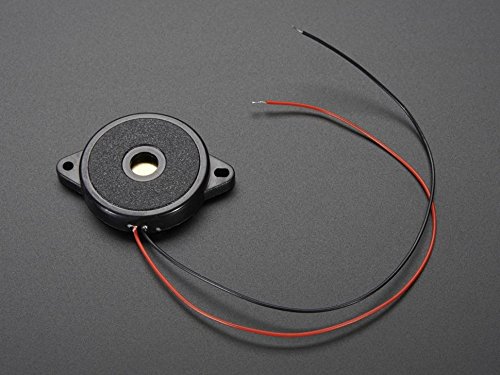 Adafruit Accessories Large Enclosed Piezo Element W Wires 1 Piece