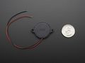 Adafruit Accessories Large Enclosed Piezo Element W Wires 1 Piece 