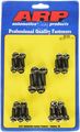 254-1804 Hex Oil Pan Bolt Kit 8740 Chrome Moly Alloy Steel Black Finish Hexagonal Head Fully Threaded Unc 3a Fasteners 