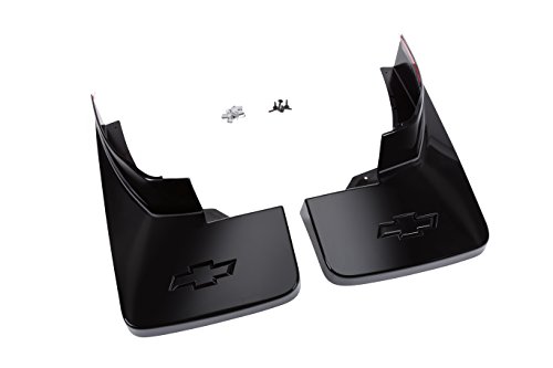 Gm Accessories 23387354 Rear Splash Guards In Black With Retainers And Bolts