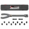 Universal Pulley Holder Tool Kit 647876 16 Piece Set For Servicing Vehicle Belts Water Pumps Camshafts And Crankshafts With 