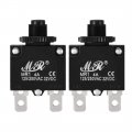 Uxcell 2pcs Thermal Overload Protector Ac 125 250v 4a Push Button Reset Circuit Breaker