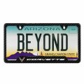 Ipick Image For Chevrolet Corvette C8 Black Carbon Fiber Texture Abs Plastic 50 States License Plate Frame Is Official Licensed