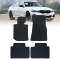 Black Velour Front Rear Floor Mats Carpet For Bmw 3 Series G20 G21 2019 2020 2021 2022 2023 