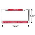 Western Oregon University Alumni Full Size Standard License Plate Metal Frame