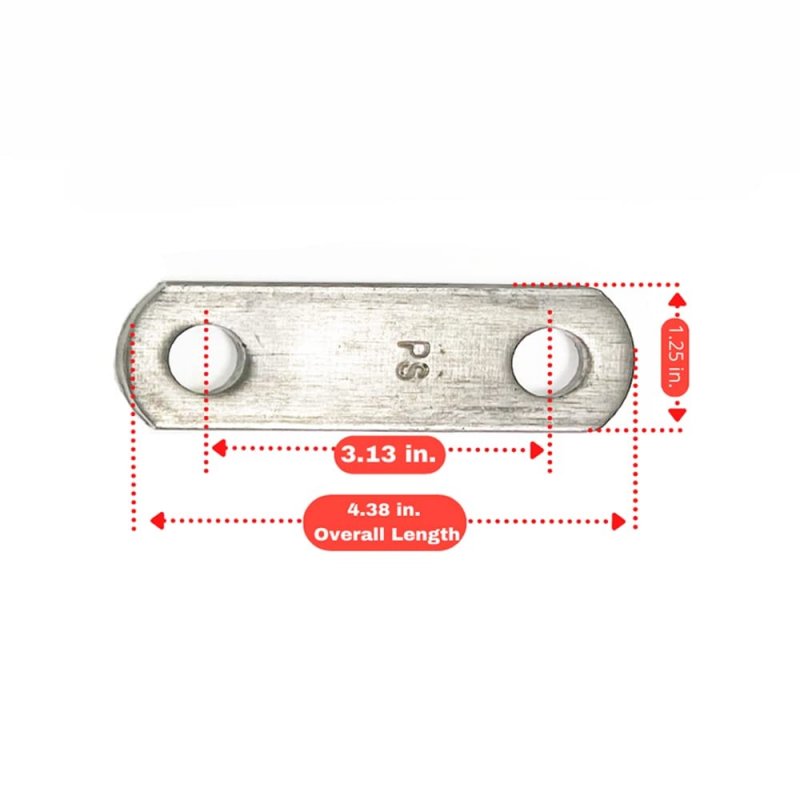 Southwest Wheel Max Single Trailer Axle Shackle Kit For Double Eye Spring