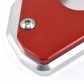 Espeedmtc For Triumph Trident 660 2021-2023 Modified Side Stand Enlarger Plate Kickstand Cnc Aluminum Alloy Enlarge Extension 