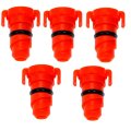 Ford Escape Ranger 2023 2024 2025 Engine Oil Drain Plug Gasket 5 Pieces Plastic Rubber Orange Black Conventional Method O-ring 