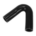 1 Pcs 28mm Id 120mm 4 72 Lenght 135 Degrees Black Car Silicone Hose Coolant Universal 