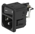 Ac Power Entry Modules Snap-in 2-pole 10a Non-ill 5mm Panel 1 Piece 