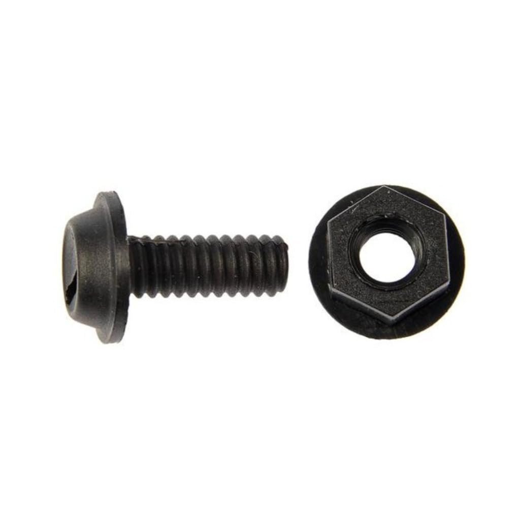 License Plate Fasteners Nylon Black Color 1 4 Inches 20 By 5 8 Dimensions