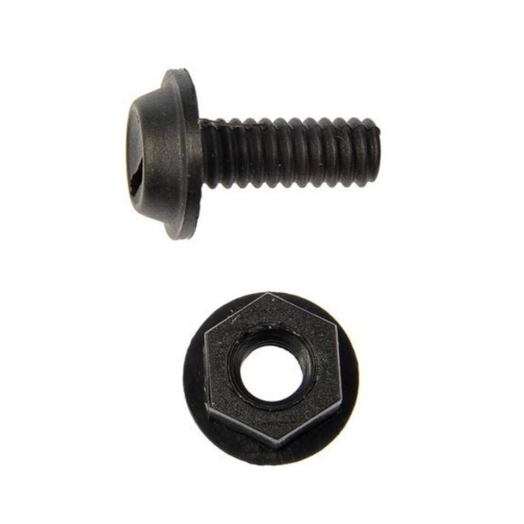 License Plate Fasteners Nylon Black Color 1 4 Inches 20 By 5 8 Dimensions