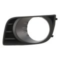 Front Bumper Insert For Toyota Sequoia 2008 2017 Driver Side Replacement To1038157 And 814820c021 Black Plastic Standard Style 