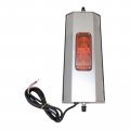 16 X 7 Stainless Steel West Coast Mirror Pair Heated Turn Signal Bubble Back