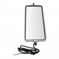 16 X 7 Stainless Steel West Coast Mirror Pair Heated Turn Signal Bubble Back