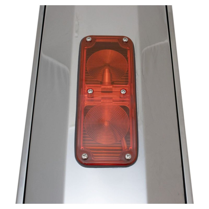 16 X 7 Stainless Steel West Coast Mirror Pair Heated Turn Signal Bubble Back