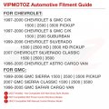 Vipmotoz Rear Side Door Panel Courtesy Lights Cover Lens Compatible With 1999-2006 Chevy Silverado Sierra Crew Cab 97-00 C K
