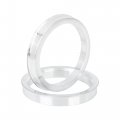 X Autohaux 4pcs Od 67 1 Mm To Id 56 Aluminium Alloy Car Hub Centric Rings Wheel Bore Center Spacer Hubrings