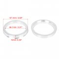 X Autohaux 4pcs Od 67 1 Mm To Id 56 Aluminium Alloy Car Hub Centric Rings Wheel Bore Center Spacer Hubrings