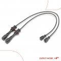 A-premium Ignition Spark Plug Wires Set Of 2 Compatible With Mazda Protege 1999 2000 2001 2002 2003 L4 1 6l