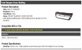 Front Bumper Cover Center Molding Textured Black Compatible With 2012-2013 Kia Soul
