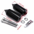 Smt- Spike Frame Slider Falling Protector Black Aluminum For 96-07 Yzf 600r Thundercat P N Mt290-012