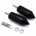 Smt- Spike Frame Slider Falling Protector Black Aluminum For 96-07 Yzf 600r Thundercat P N Mt290-012