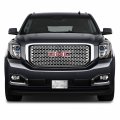 Ipick Image Made For Gmc Denali 3d Dual Logo Mirror Chrome Stainless Steel License Plate