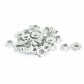 M8 4 Prong Blind Tee T Nuts Fastener Silver Tone 30pcs 