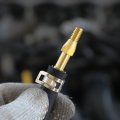 Uxcell Steel Band Clamp 9mm Inner Dia Fit 9 5-10 2mm Od Hose Spring Type Action Fuel Line Silicone Tube Clip Black 10pcs