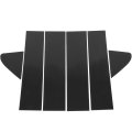 6pcs Black Pillar Posts Covers For Chevy Silverado 1500 And Gmc Sierra 2019 To 2022 Door Trim Window Moldings