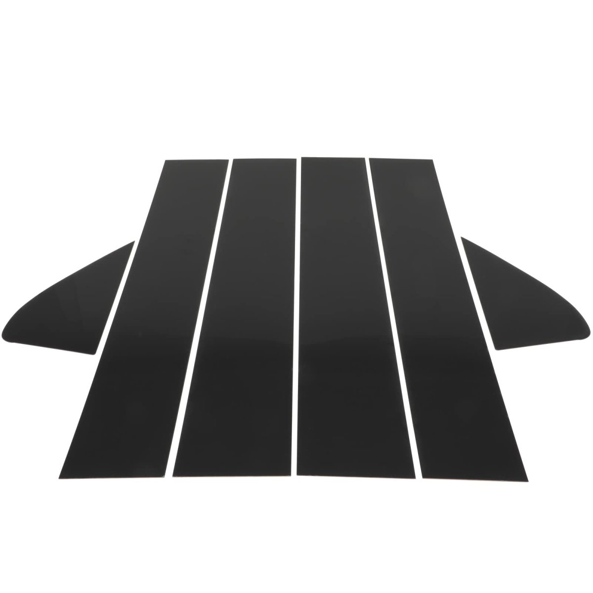 6pcs Black Pillar Posts Covers For Chevy Silverado 1500 And Gmc Sierra 2019 To 2022 Door Trim Window Moldings