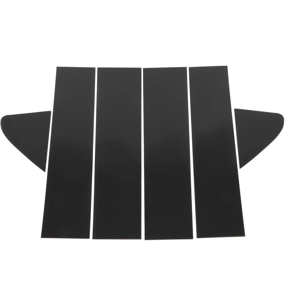 6pcs Black Pillar Posts Covers For Chevy Silverado 1500 And Gmc Sierra 2019 To 2022 Door Trim Window Moldings