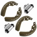 Caltric 2x Front Brake Cylinder With Pads Compatible Kawasaki Mule Sx 4x4 Xc Kaf400 2020 2021