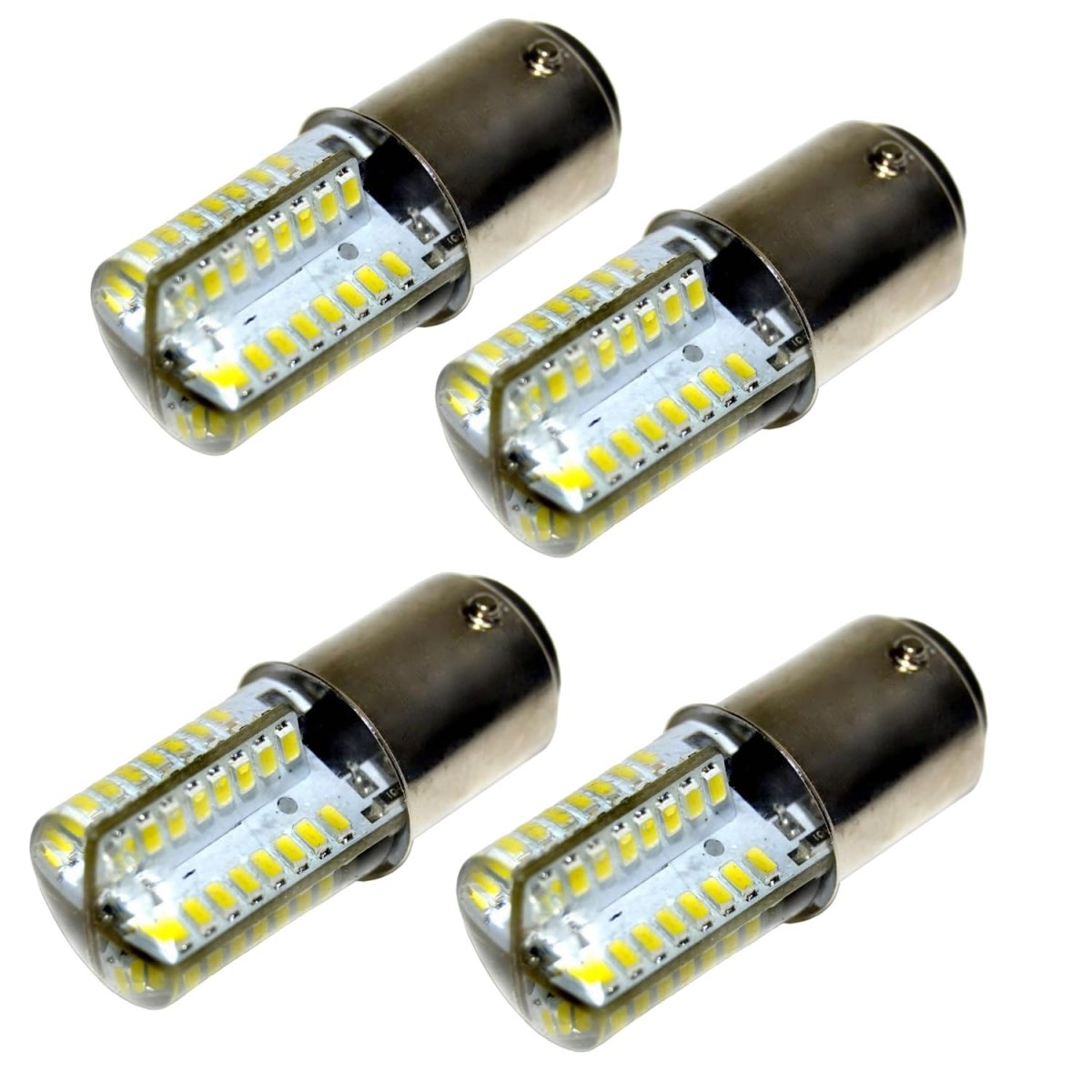 4 Pack 110v Led Light Bulbs Cool White Ba15d Base For Kenmore 158 1303 13031 13032 13033 1304 13041 1305 Sewing Machines
