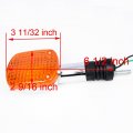 2pcs Turn Signal Blinker Light Chrome Compatible With Honda Shadow Vt400 Vt600 Vt750 Vt1100