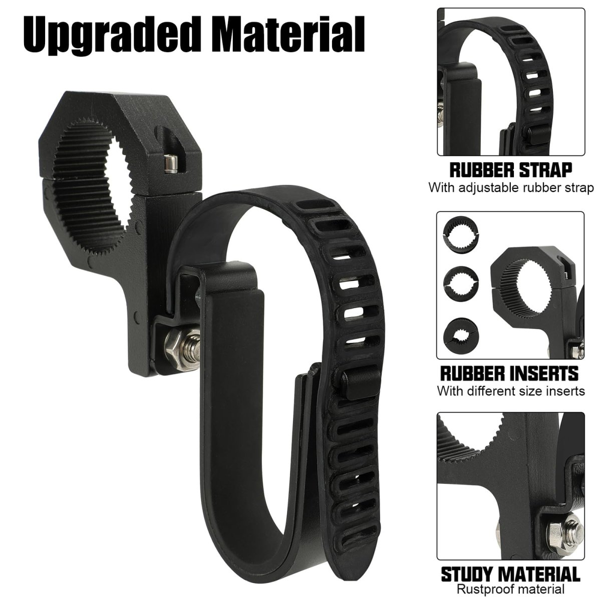 2 Pack Utv Gun Rack Roll Bar Holder Fits 0 85 In 1 5 75 875 Tubes For Polaris Rzr Ranger Can Am Kawasaki Snowmobile