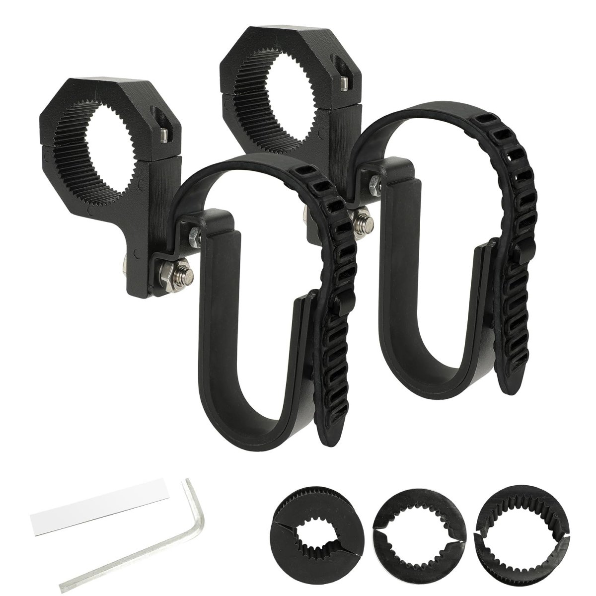 2 Pack Utv Gun Rack Roll Bar Holder Fits 0 85 In 1 5 75 875 Tubes For Polaris Rzr Ranger Can Am Kawasaki Snowmobile