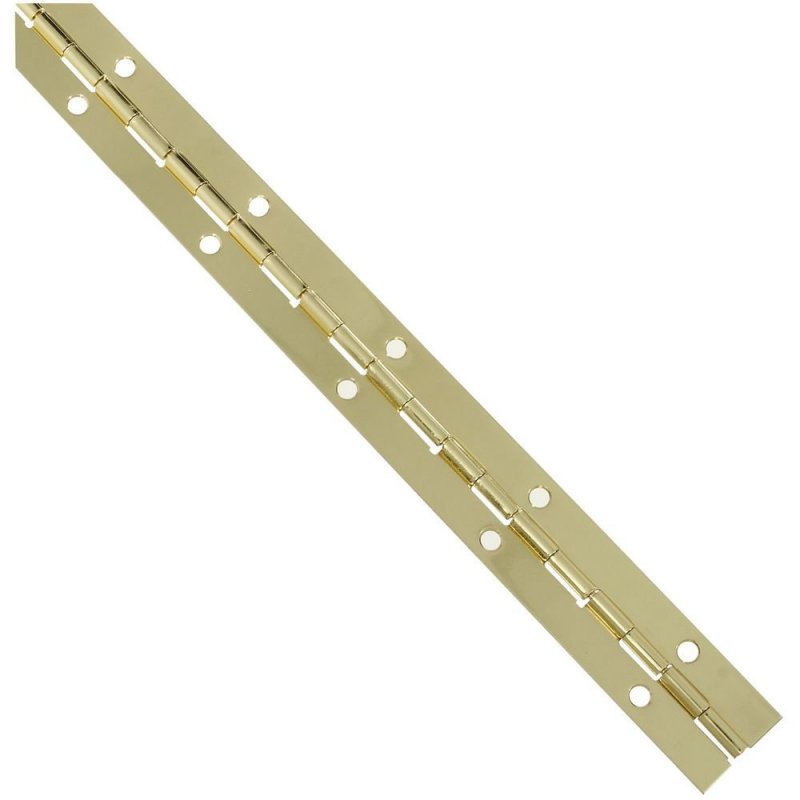 National Hardware N265-355 V570 Continuous Hinge In Brass