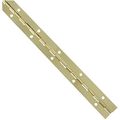 National Hardware N265-355 V570 Continuous Hinge In Brass 