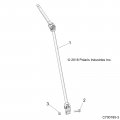 Polaris Rzr Steering Shaft Genuine Oem Part Qty 1