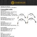 4pcs Oxygen Sensor For Honda Accord Odyssey Pilot Ridgeline 2003 2008 Acura Mdx Rl Tl Replaces 234-5010 234-4355 234-4368