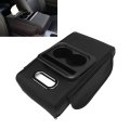 Center Console Cover Leather Armrest Pad With Memory Foam And Ventilation Holes For Suvs Trucks Cars Universal Fit