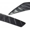 G-plus Black Door Panel Insert Compatible With Ford Mustang Pleated 2010-2014 12-14ll-blk