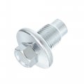 4 Pcs M14x1 5 Steel Engine Oil Drain Plug Screw For Mercedes-benz Dodge Caravan Jeep Compass Silver Tone 