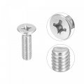 Uxcell 5 16-18x1-1 4 Flat Head Machine Screws Phillips 304 Stainless Steel Bolts 10pcs