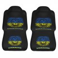 Vintage Lion Head Ukraine Flag Car Front Seat Covers Set Of 2 Washable Breathable Vehicle Cushion Protector For Sedan Truck