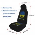 Vintage Lion Head Ukraine Flag Car Front Seat Covers Set Of 2 Washable Breathable Vehicle Cushion Protector For Sedan Truck